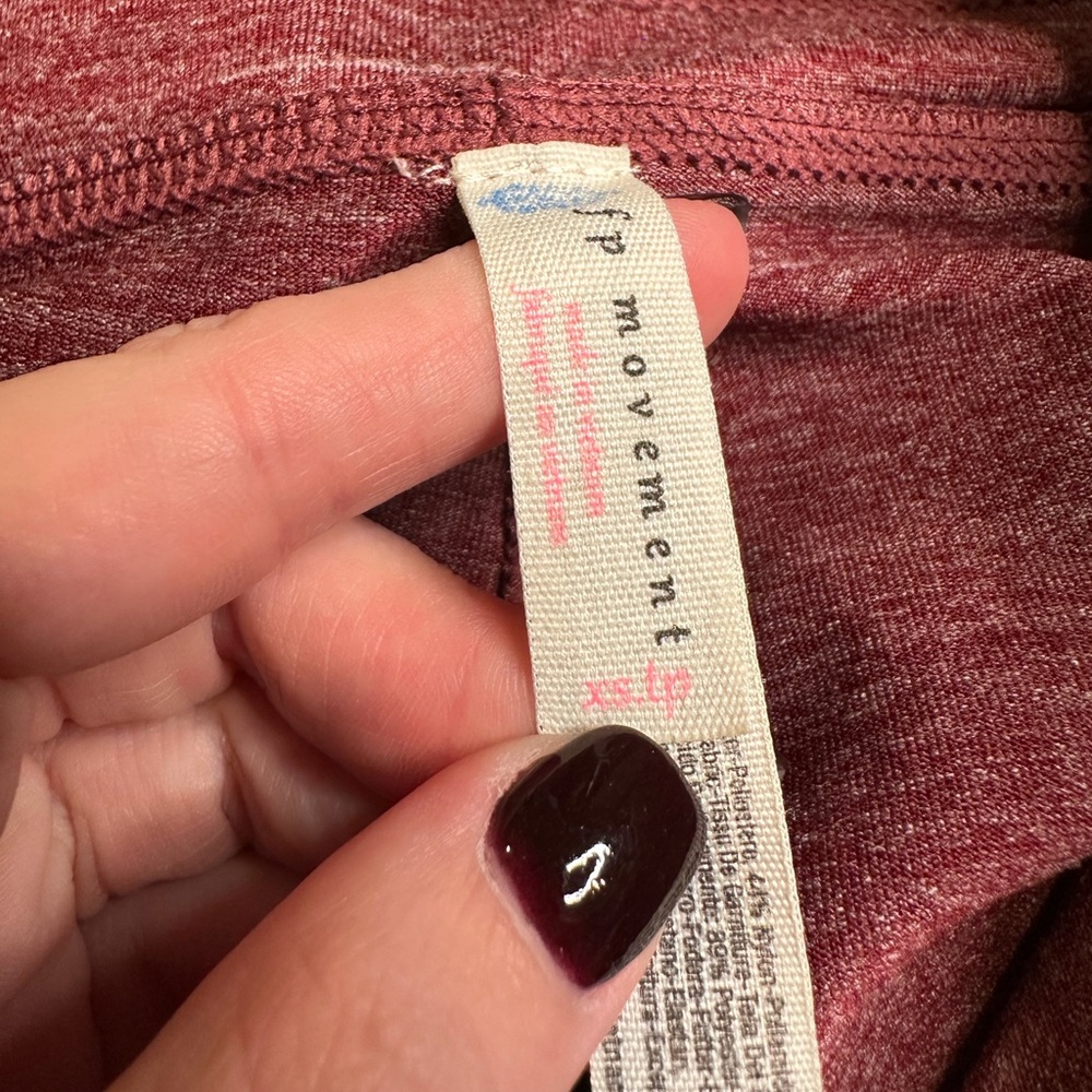 Free People Movement Pink Colorblock Leggings Size XS - Picture 4 of 5